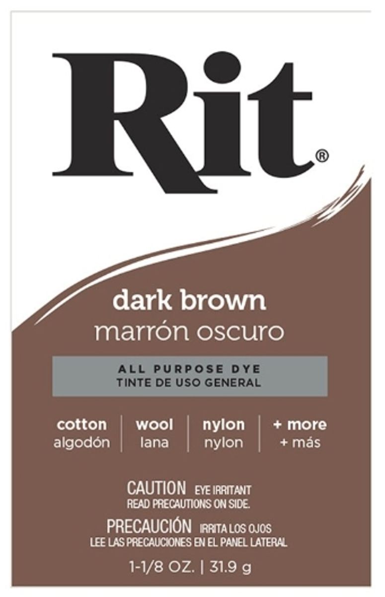 Rit tekstilfarge  – Dark Brown