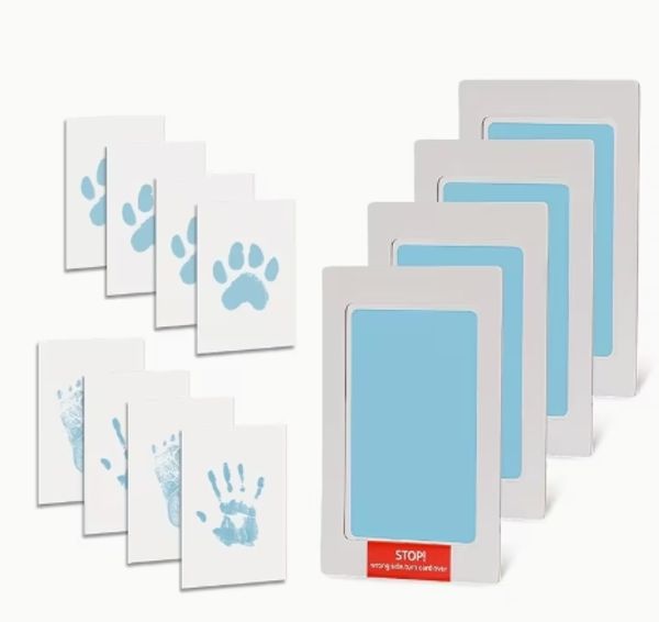 Hovedbilde Avtrykks-pute, lys blå