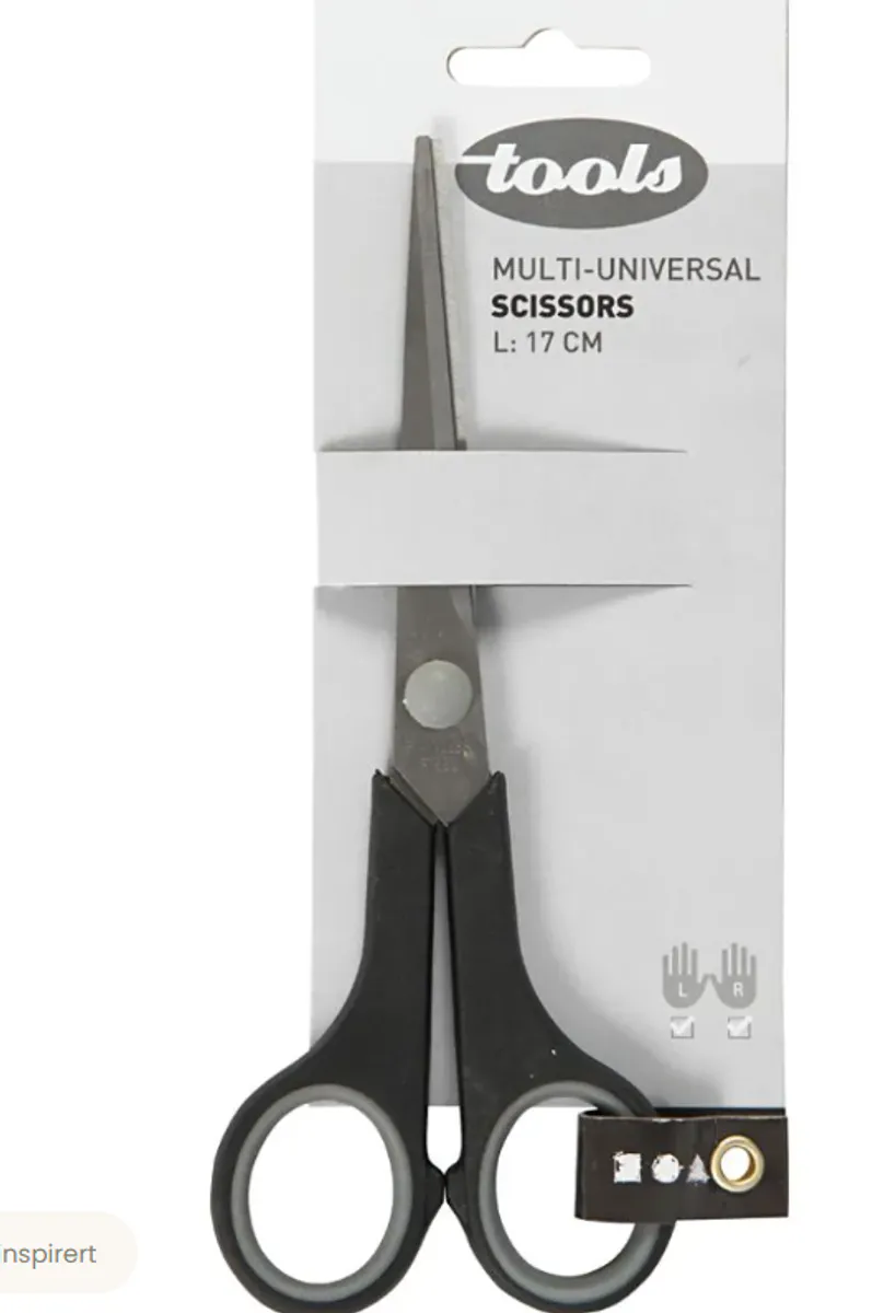 Universalsaks høyre og venstre, 17 cm