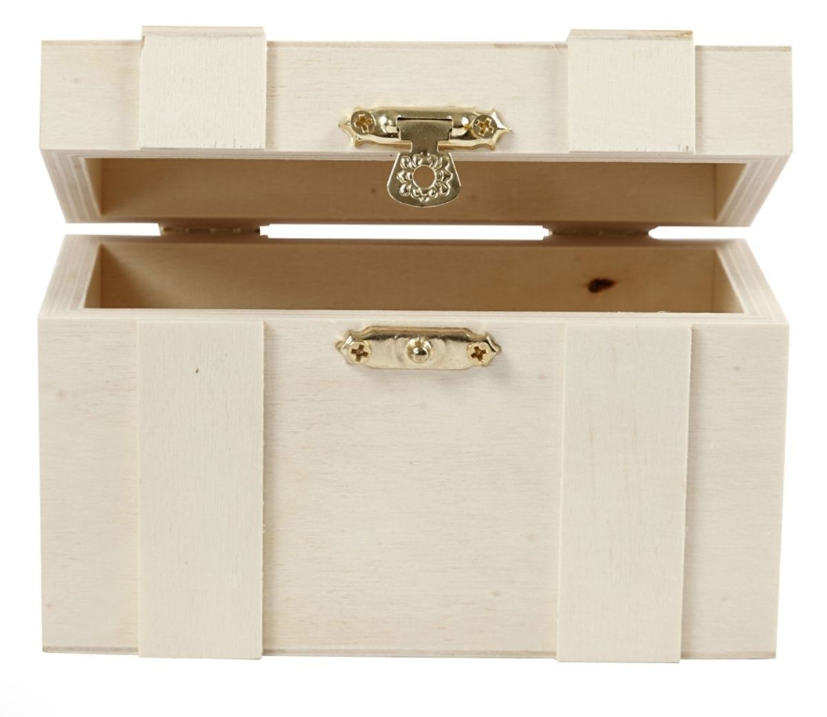 Skattekiste:  7,5 cm x 12 cm x 6 cm