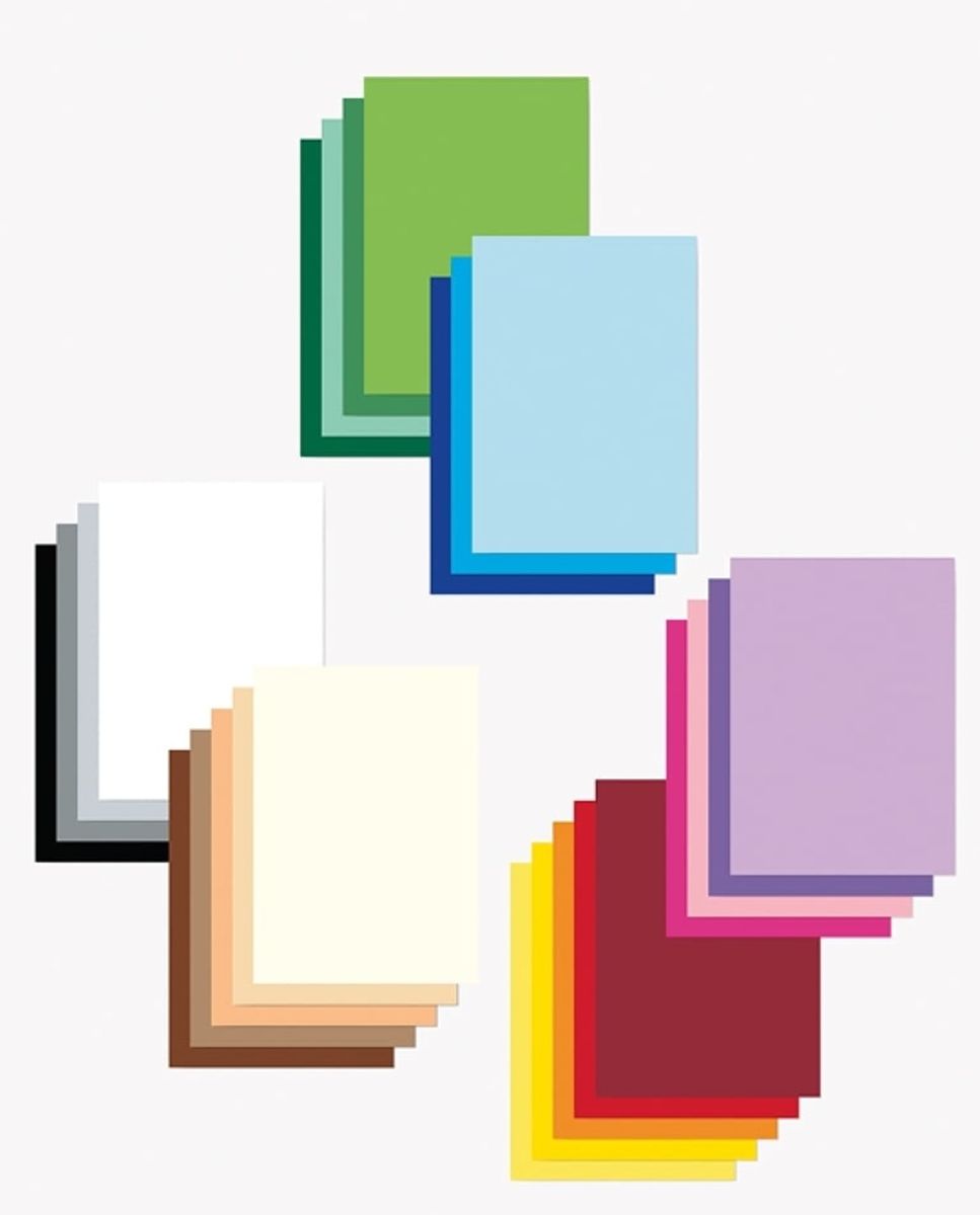 Folia Tegnepapir  50ark – Assorterte farger