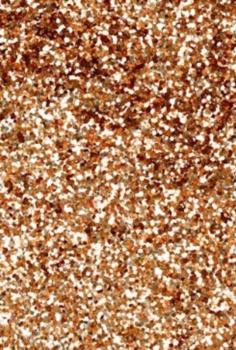 Glitter, biologisk nedbrytbart, KOBBER