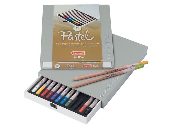 Hovedbilde Bruynzeel Design pastelblyanter, 12 stk