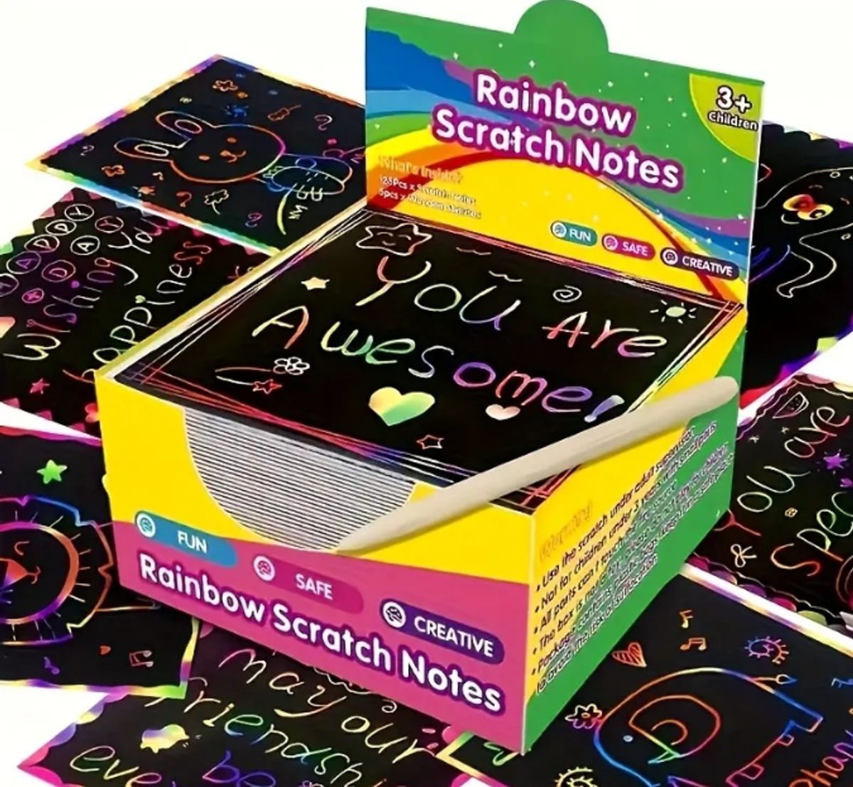 Scratch-ark, 100 stk